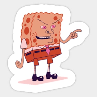 But Whole Square Pants Sticker